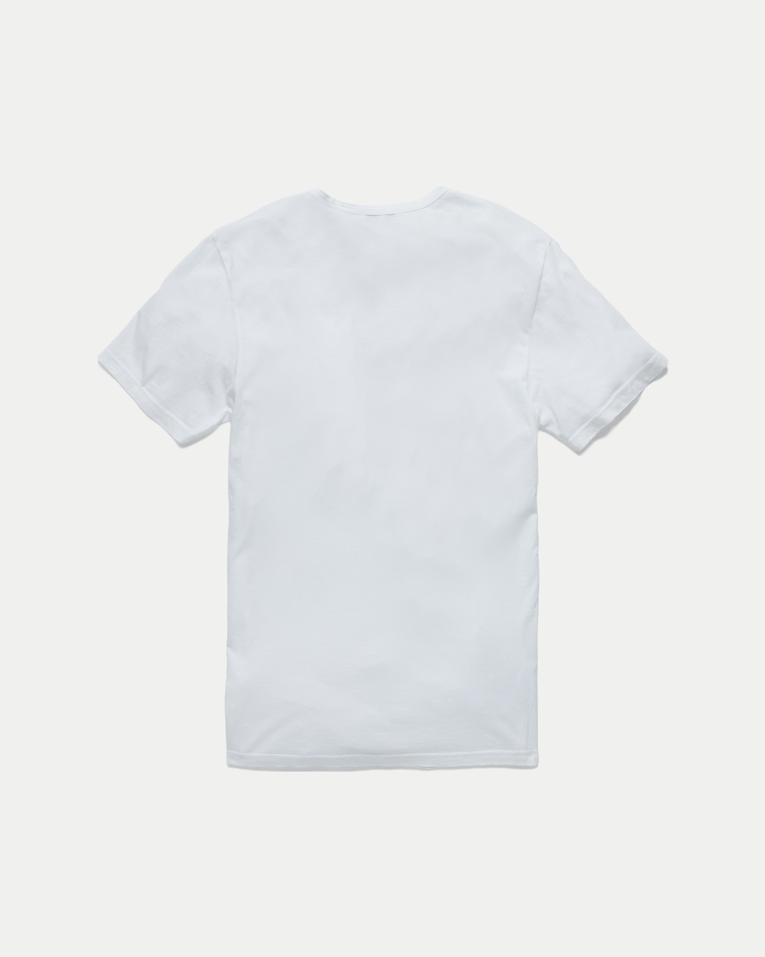 Men's ultra soft classic v-neck shirt in white