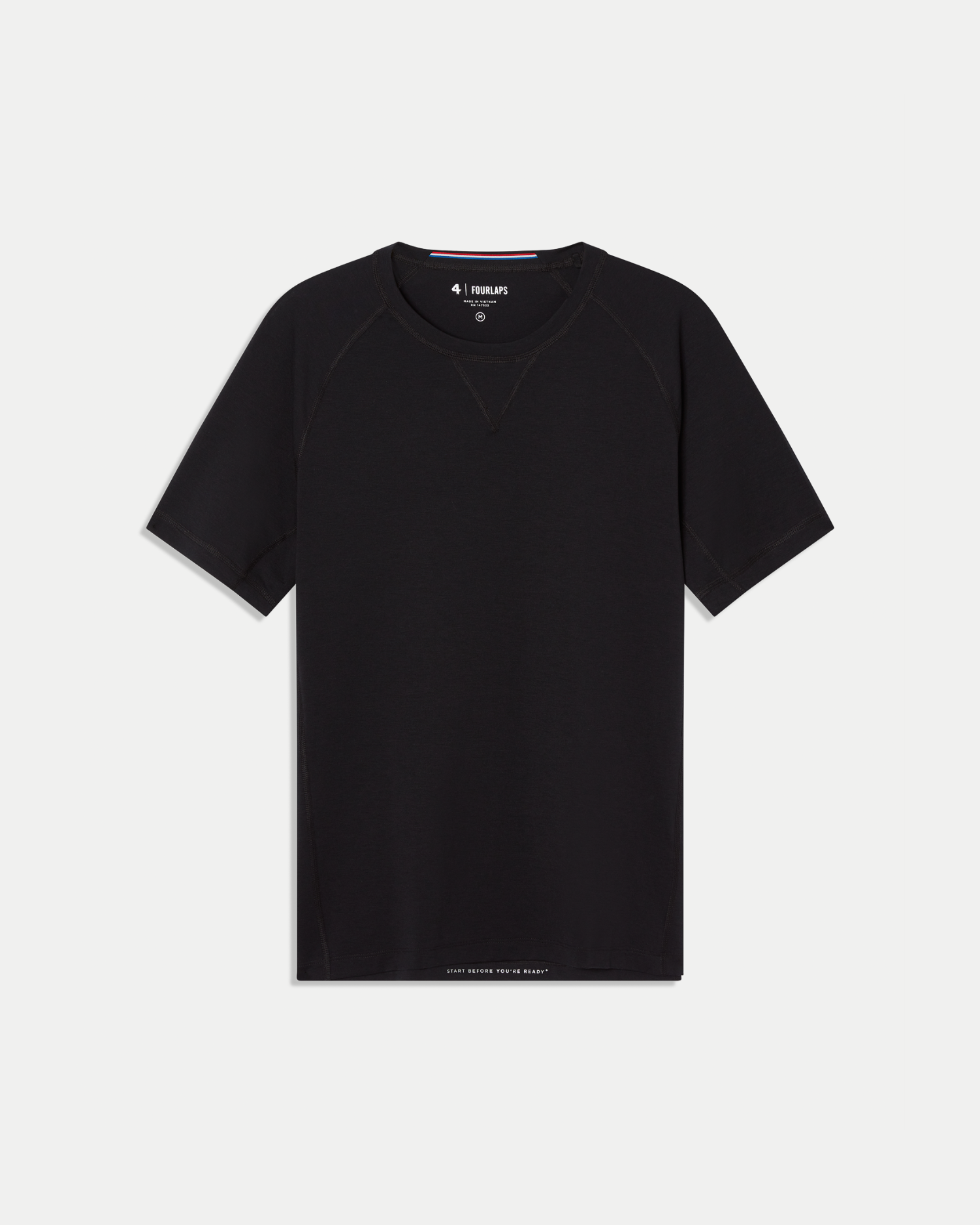 Men's performance moisture-wicking t-shirt in black