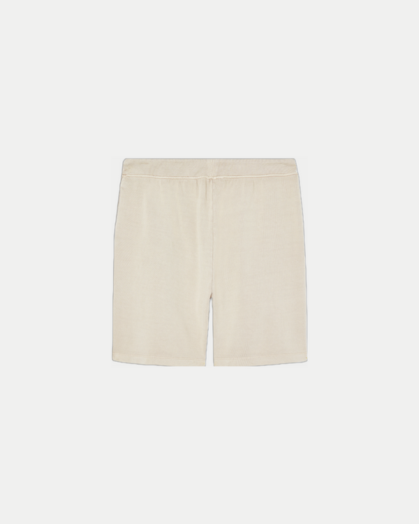 Men's 6 inch cotton shorts in beige