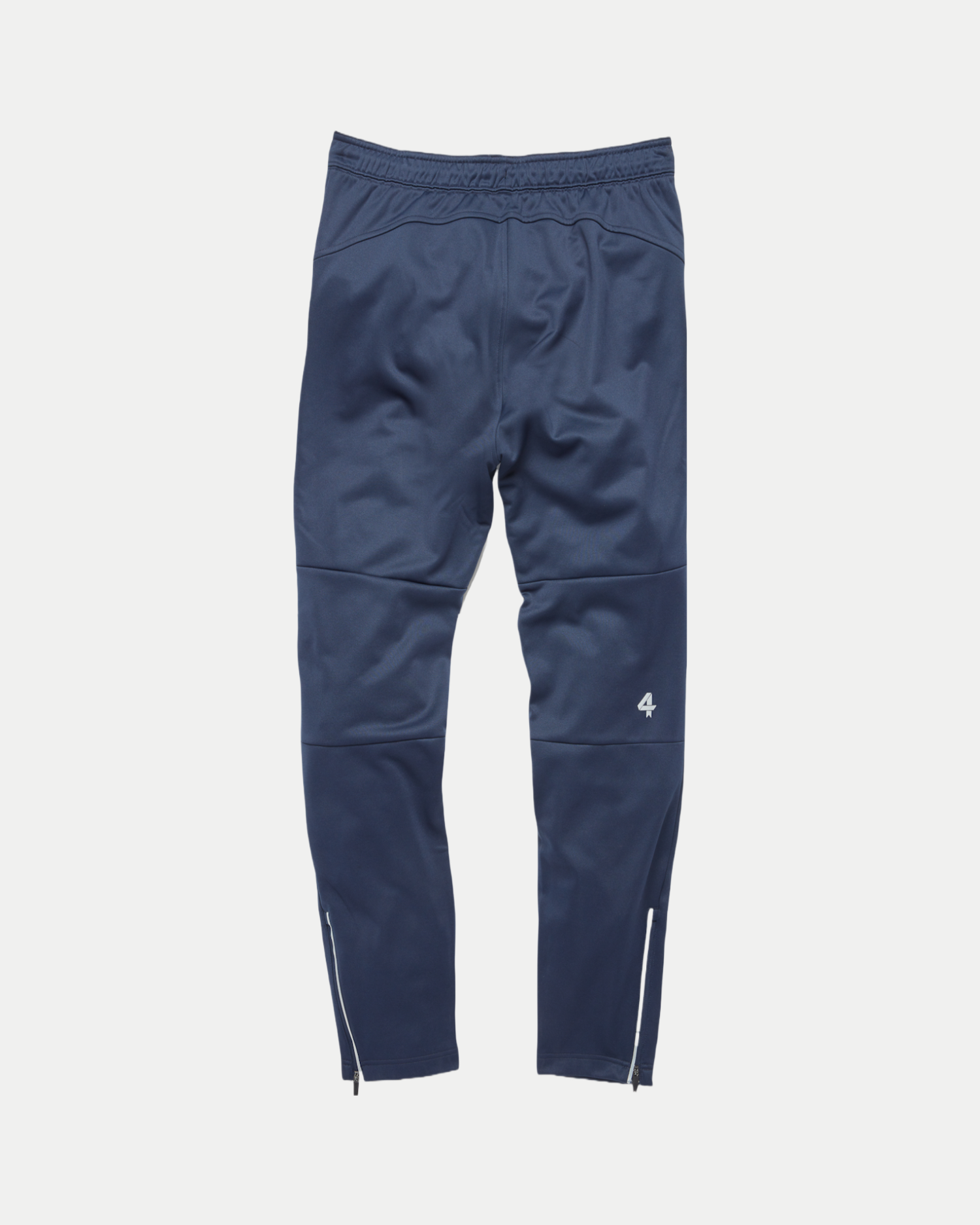 Men's soft athletic track pants in navy blue