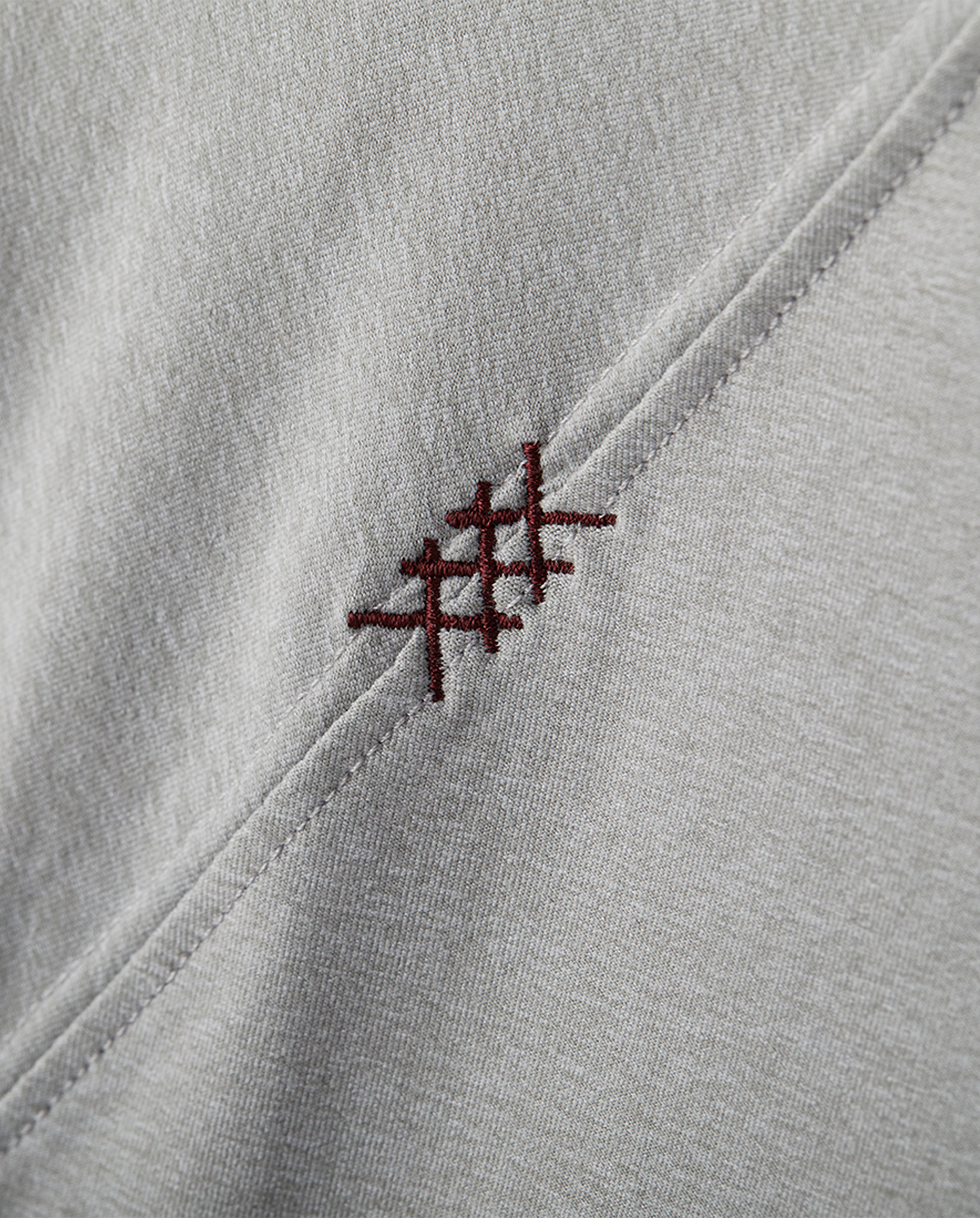 Men's performance crewneck t-shirt in heather grey