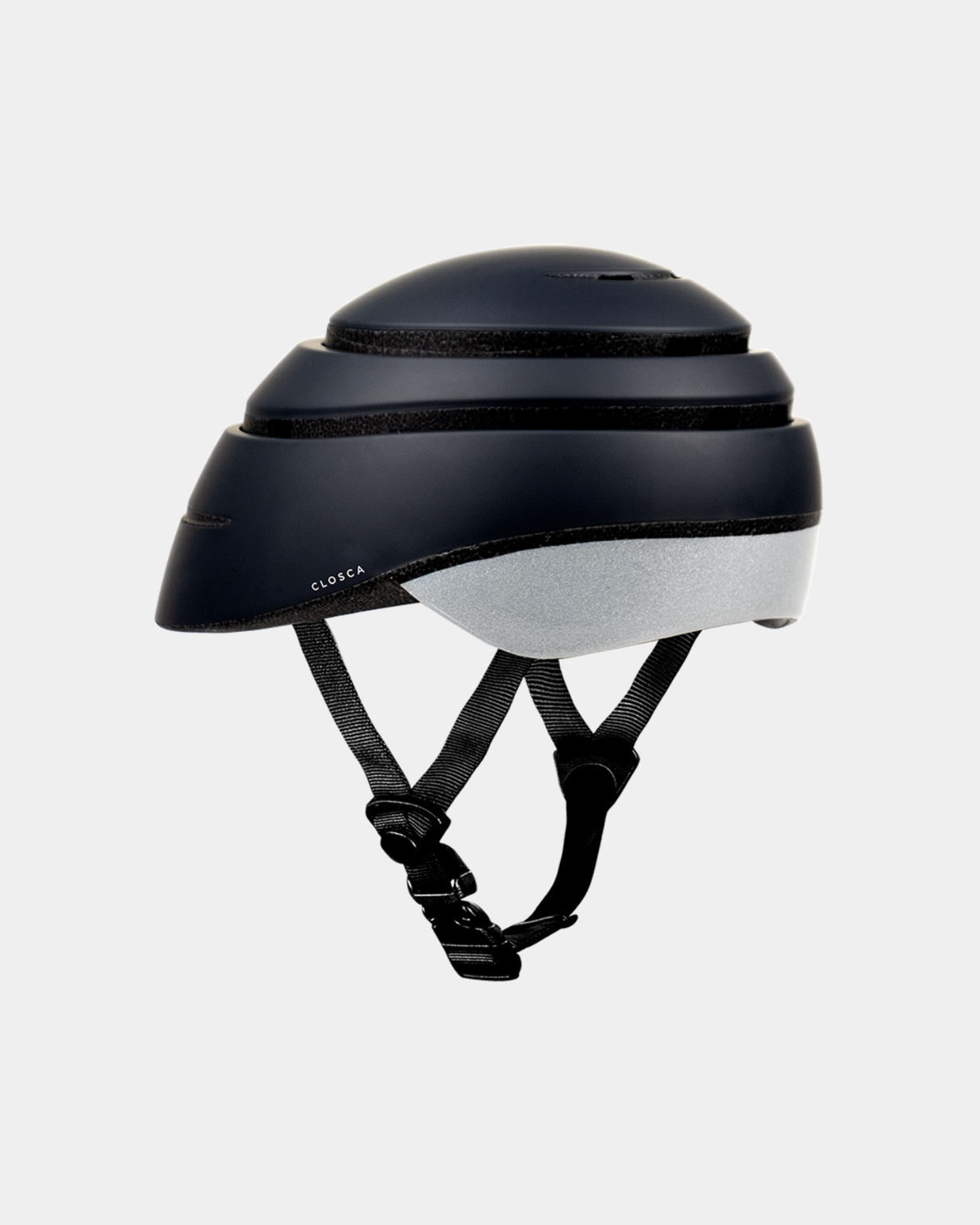 Reflectable, foldable, safe helmet in color graphite