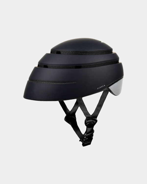 Reflectable, foldable, safe helmet in color graphite