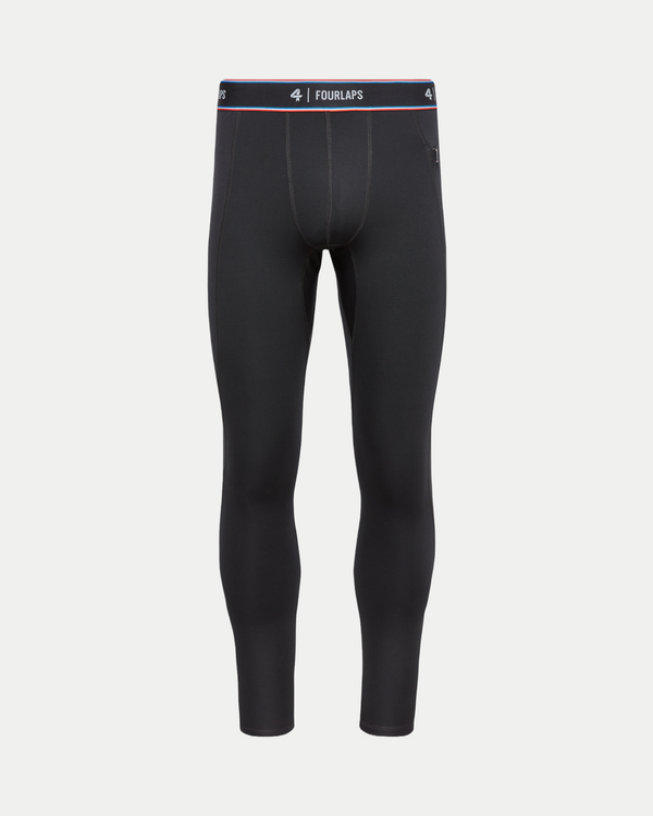Men's performance tight with 4-way stretch in black 
