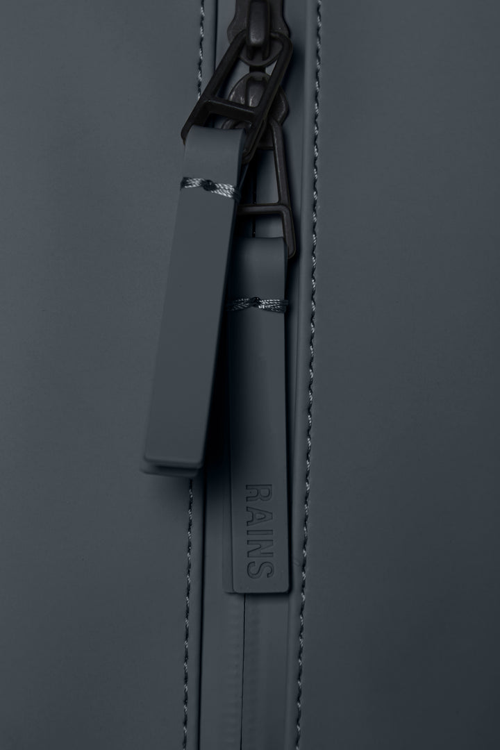 Waterproof, functional classic backpack in slate grey