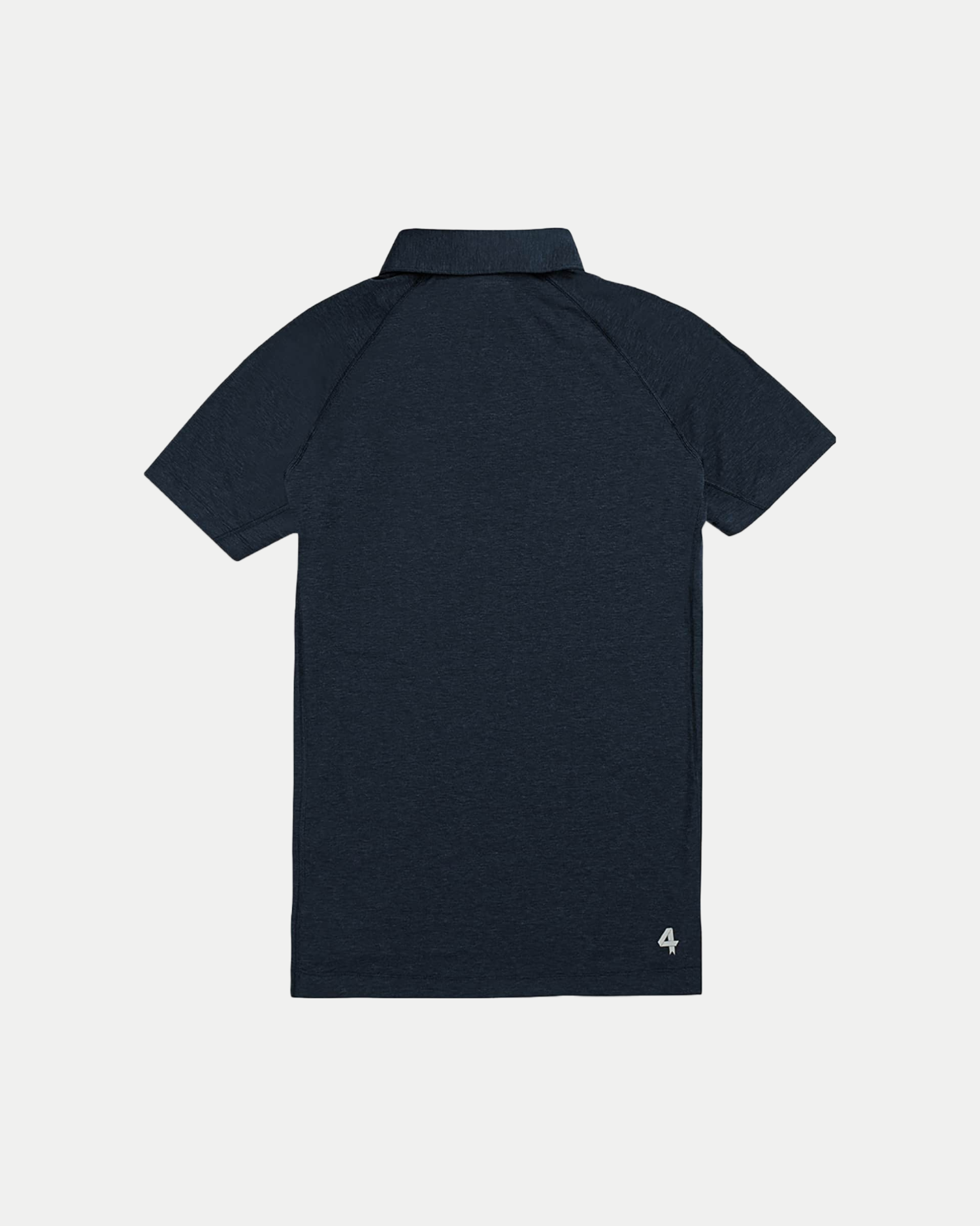 Men's slim fit active polo in navy