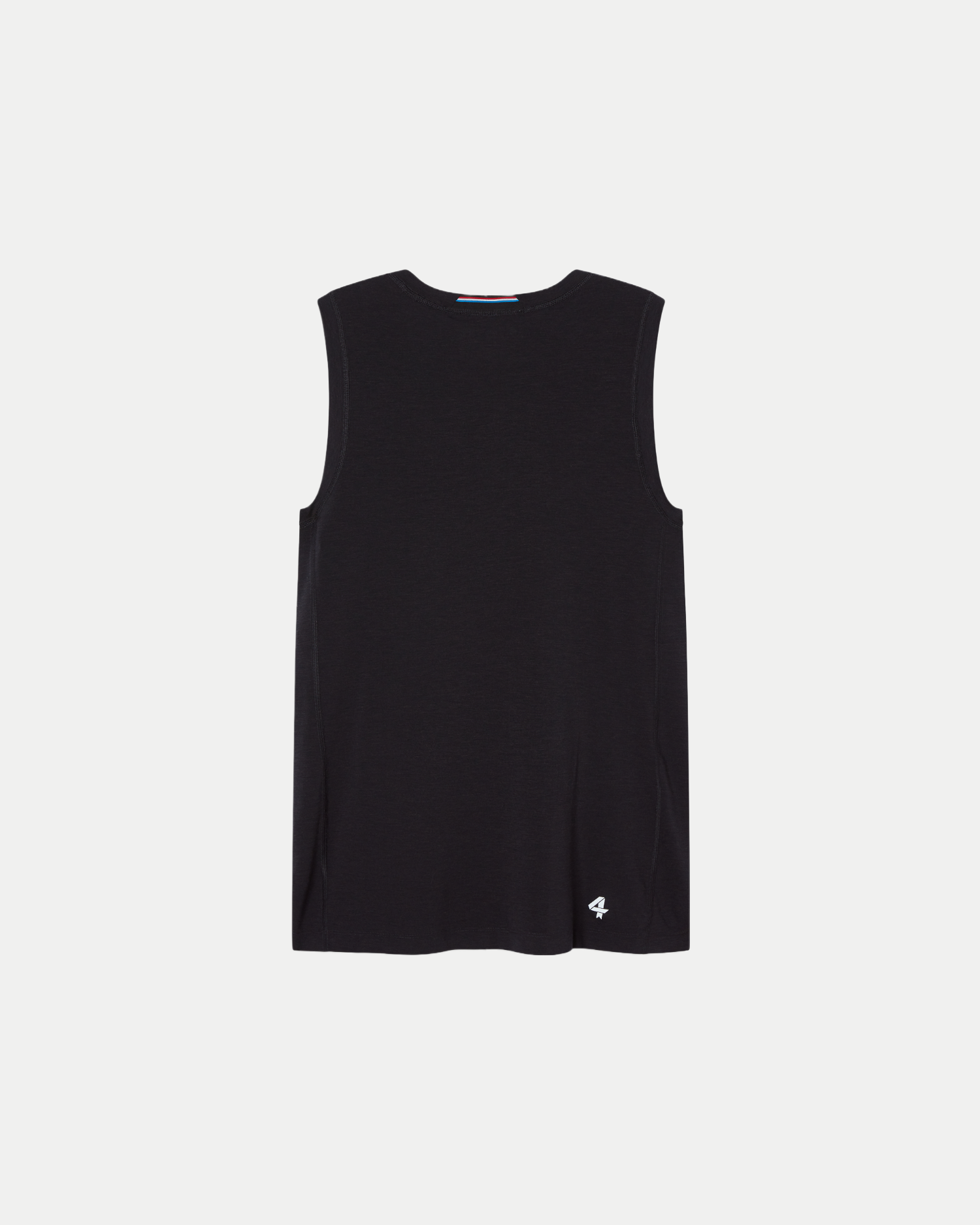 Men's fitness moisture-wicking tank top in black