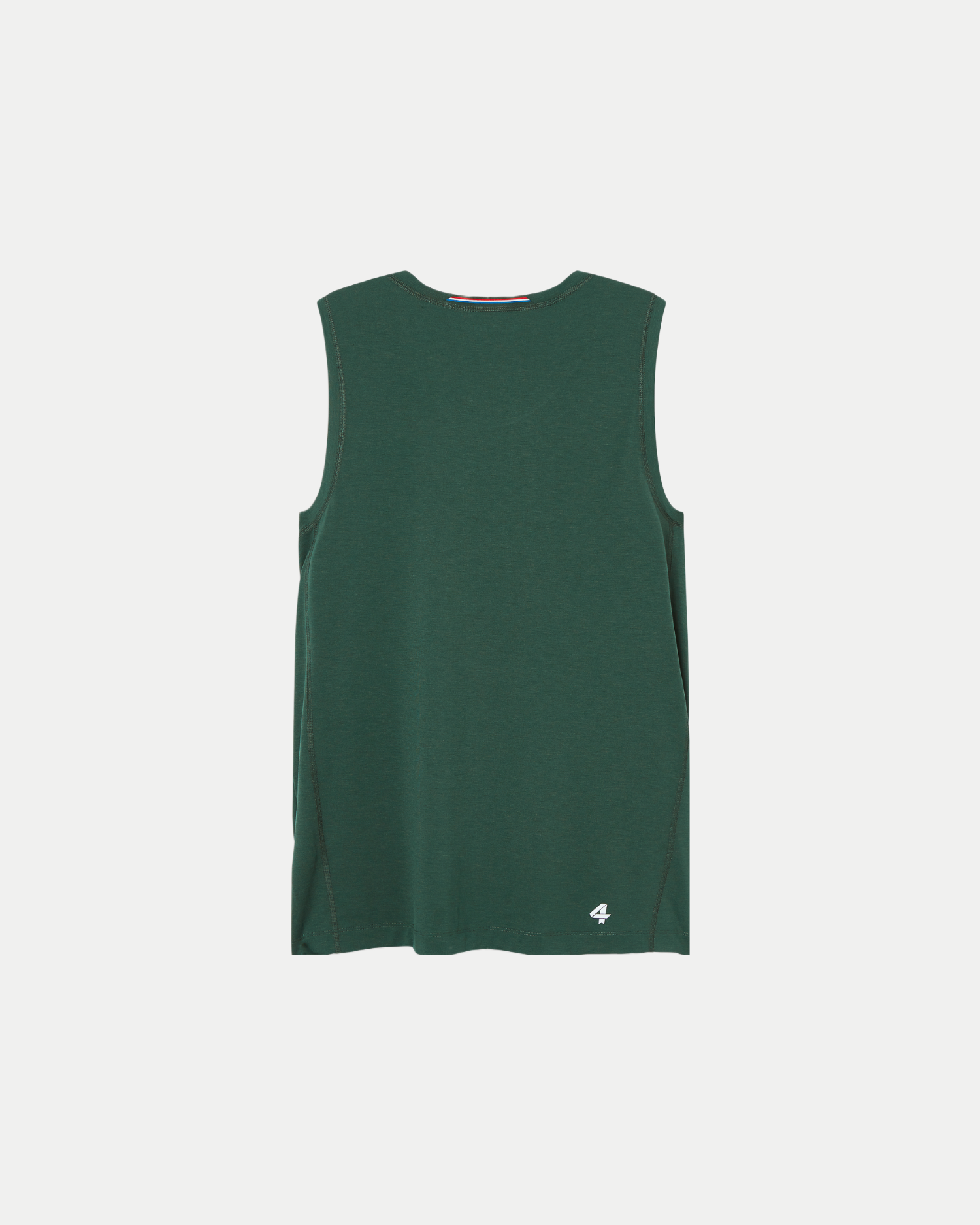 Men's fitness moisture-wicking tank top in hunter green