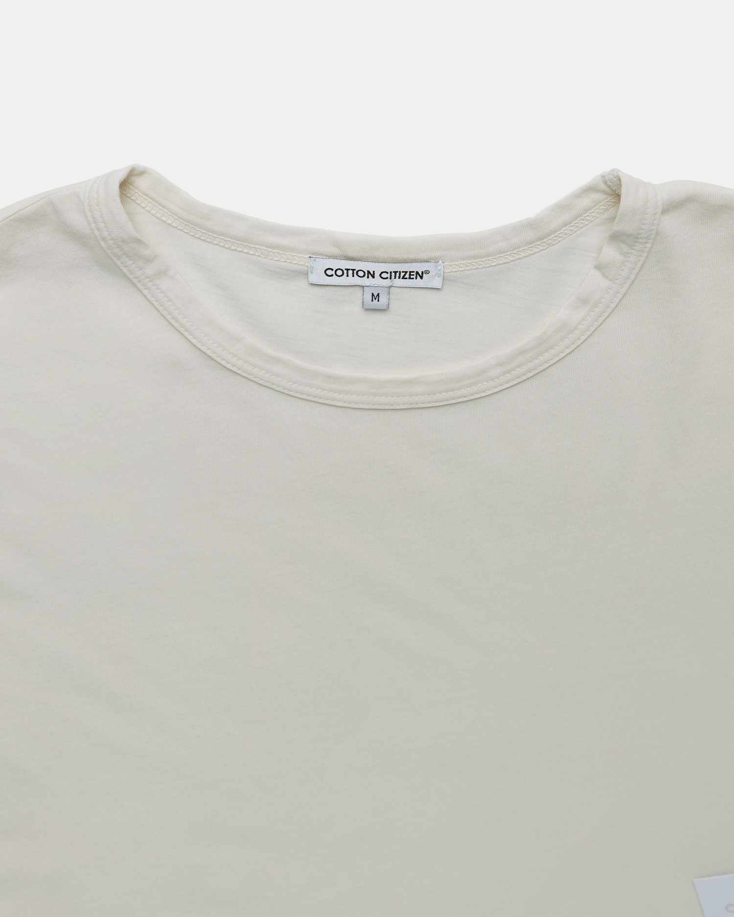 Men's ultra soft classic crewneck t-shirt in off-white