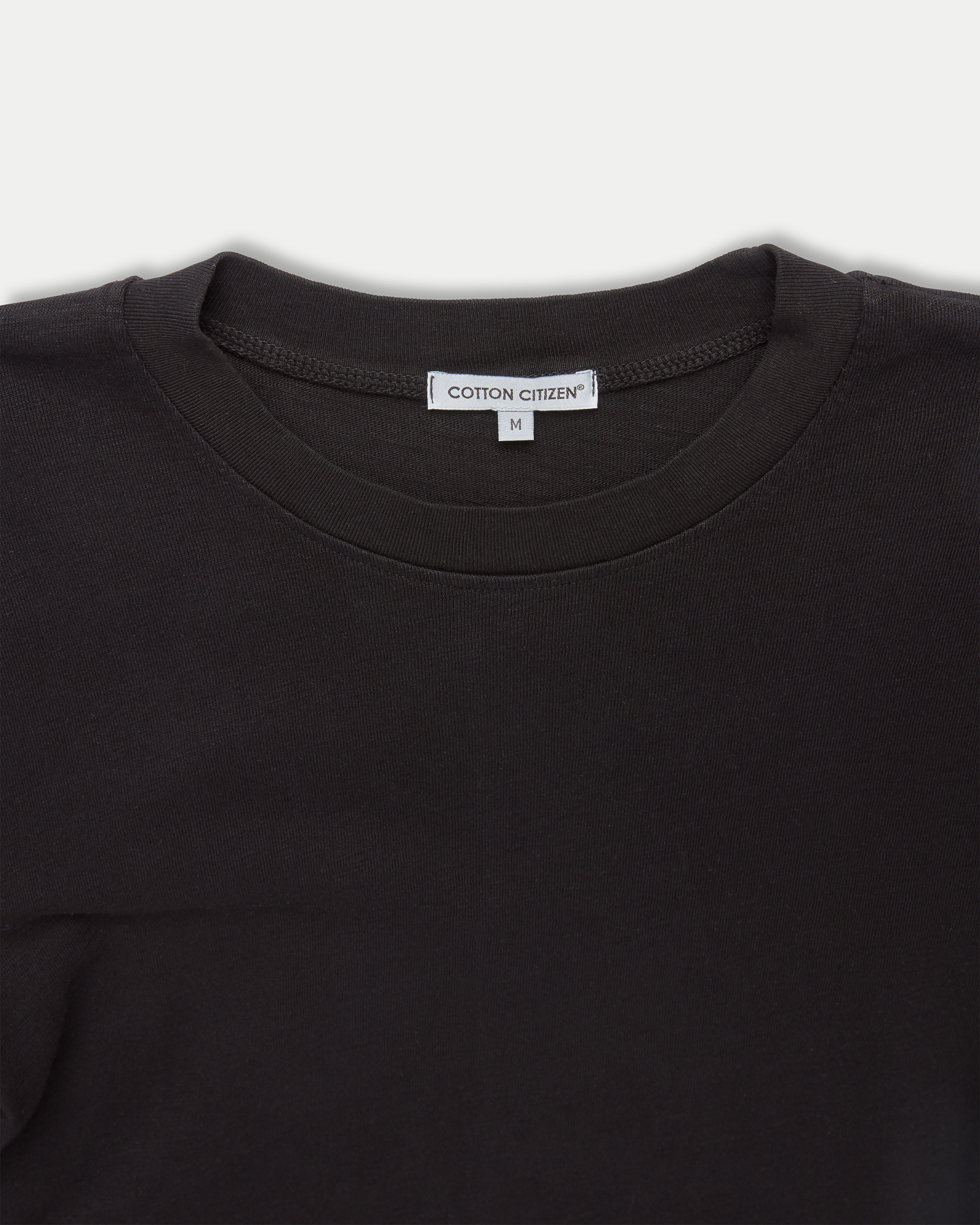 Men's soft, relaxed fit crewneck t-shirt in black 