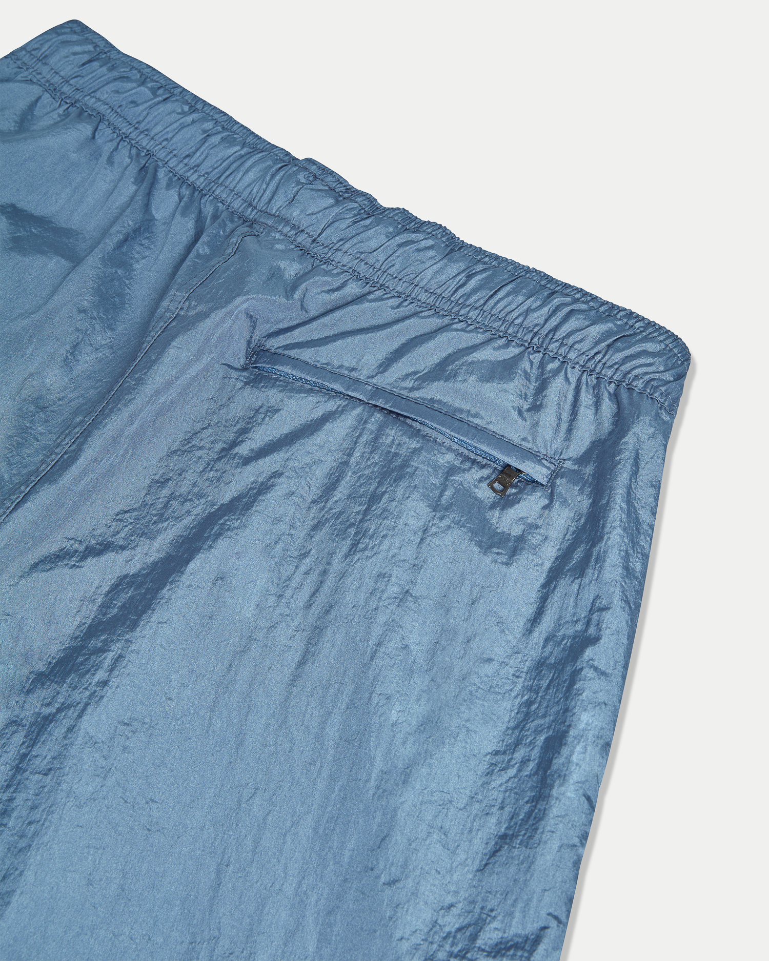 Men's 5 inch multi-functional crinkle short in blue