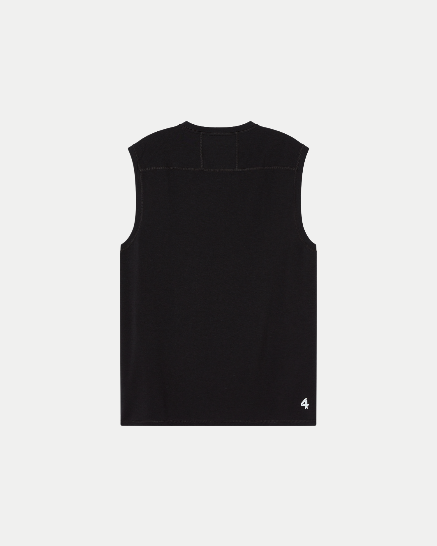 Men's sustainable performance muscle tee in black
