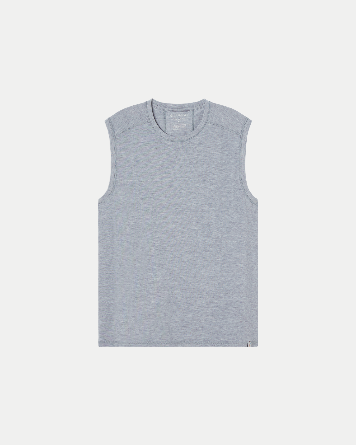 Men's sustainable performance muscle tee in grey