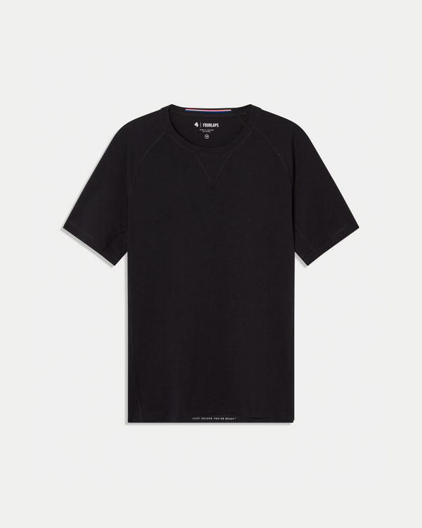 Men's performance moisture-wicking t-shirt in black