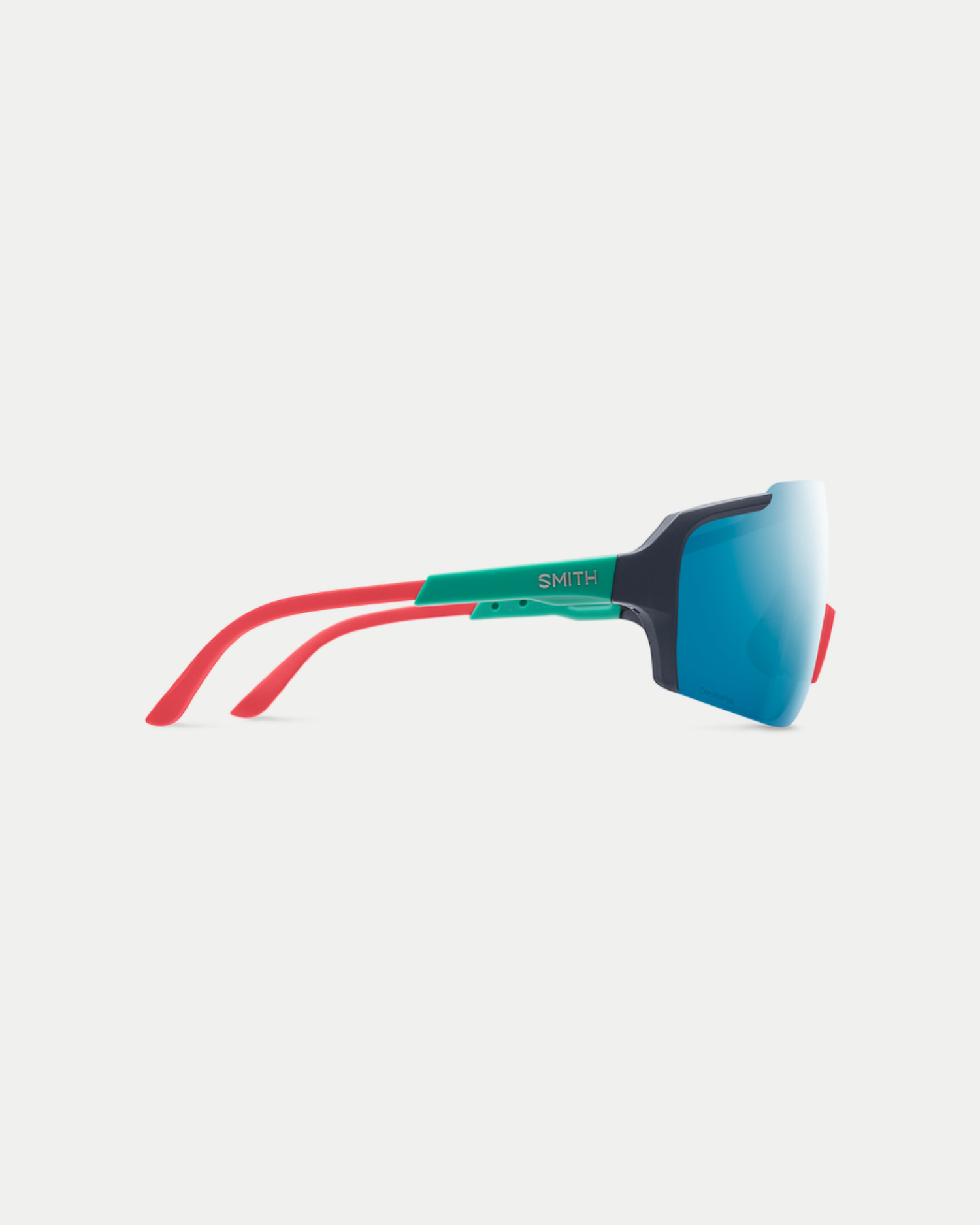 Men's active sunglasses with bright colors and a lens that makes everything in site pop. Runners top choice for sunglasses in matte ink/blue mirror.