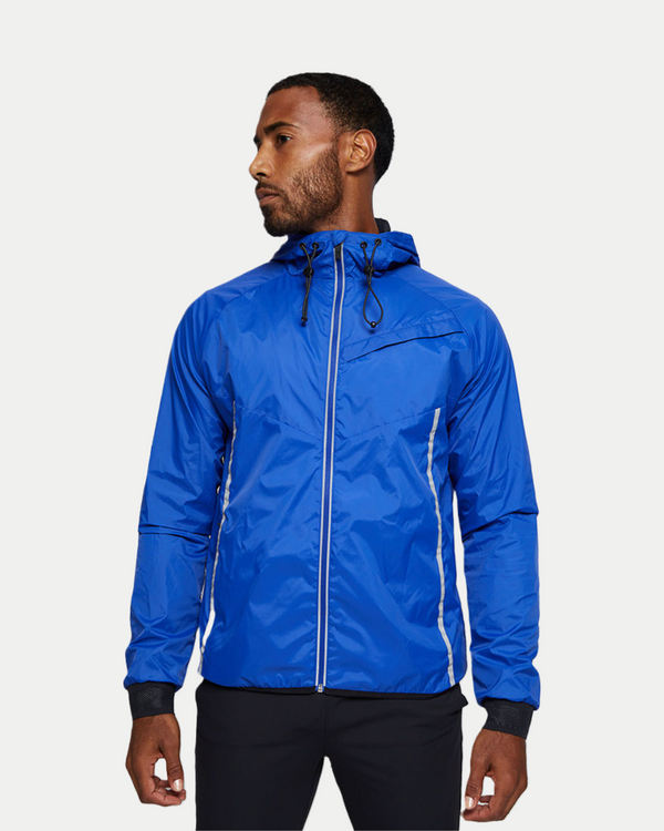 Men's lightweight training jacket in cobalt blue