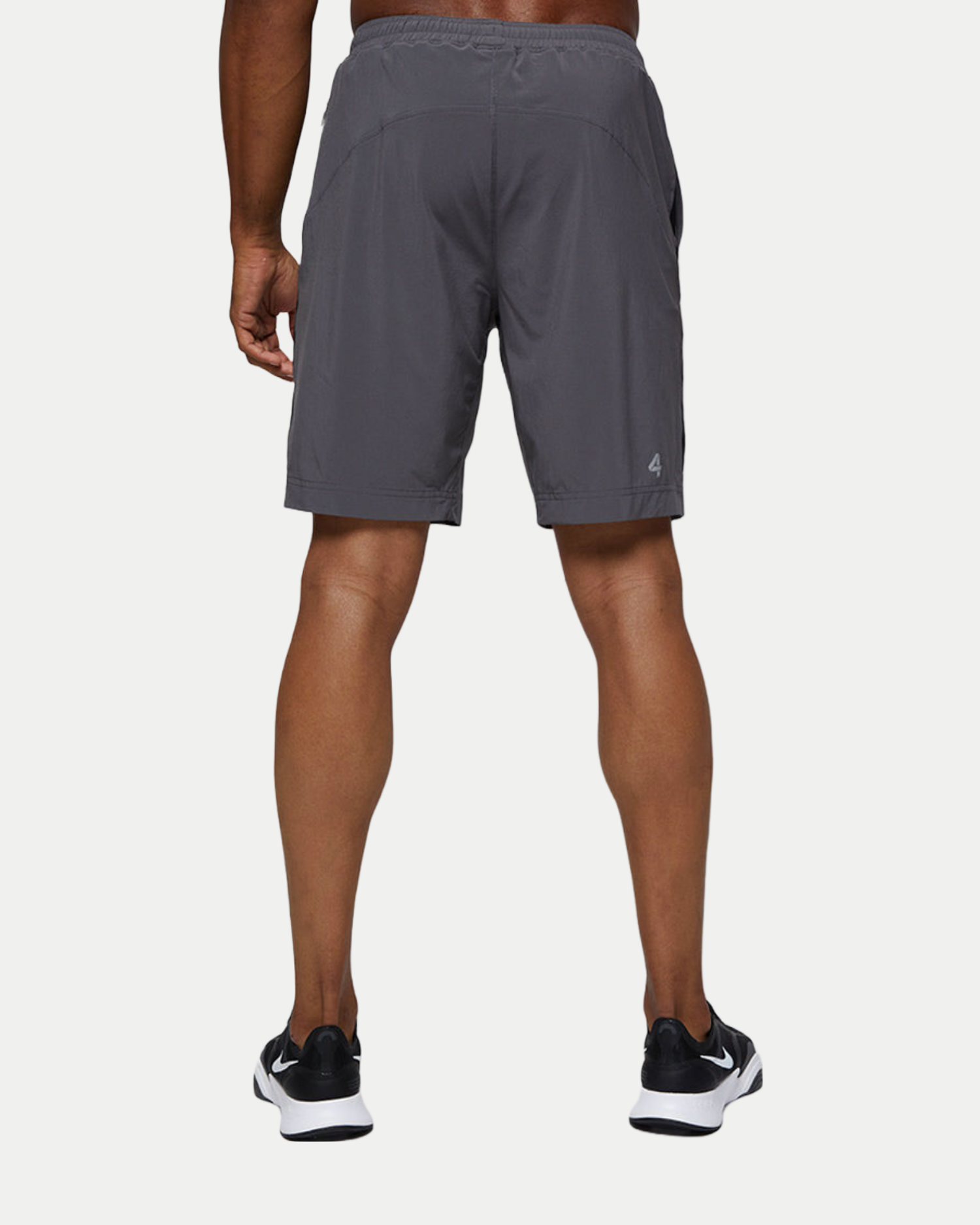 Men's 9 inch breathable training short in charcoal grey