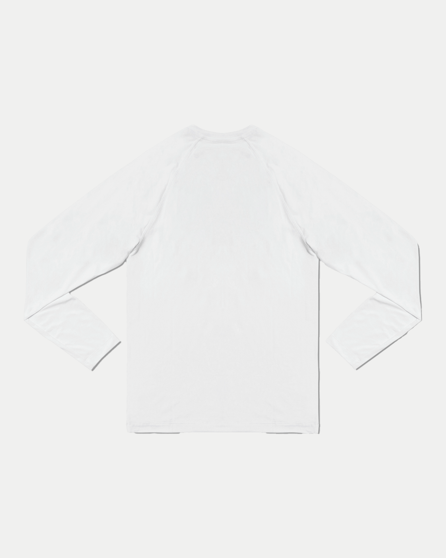 Men's long sleeve performance t-shirt in white