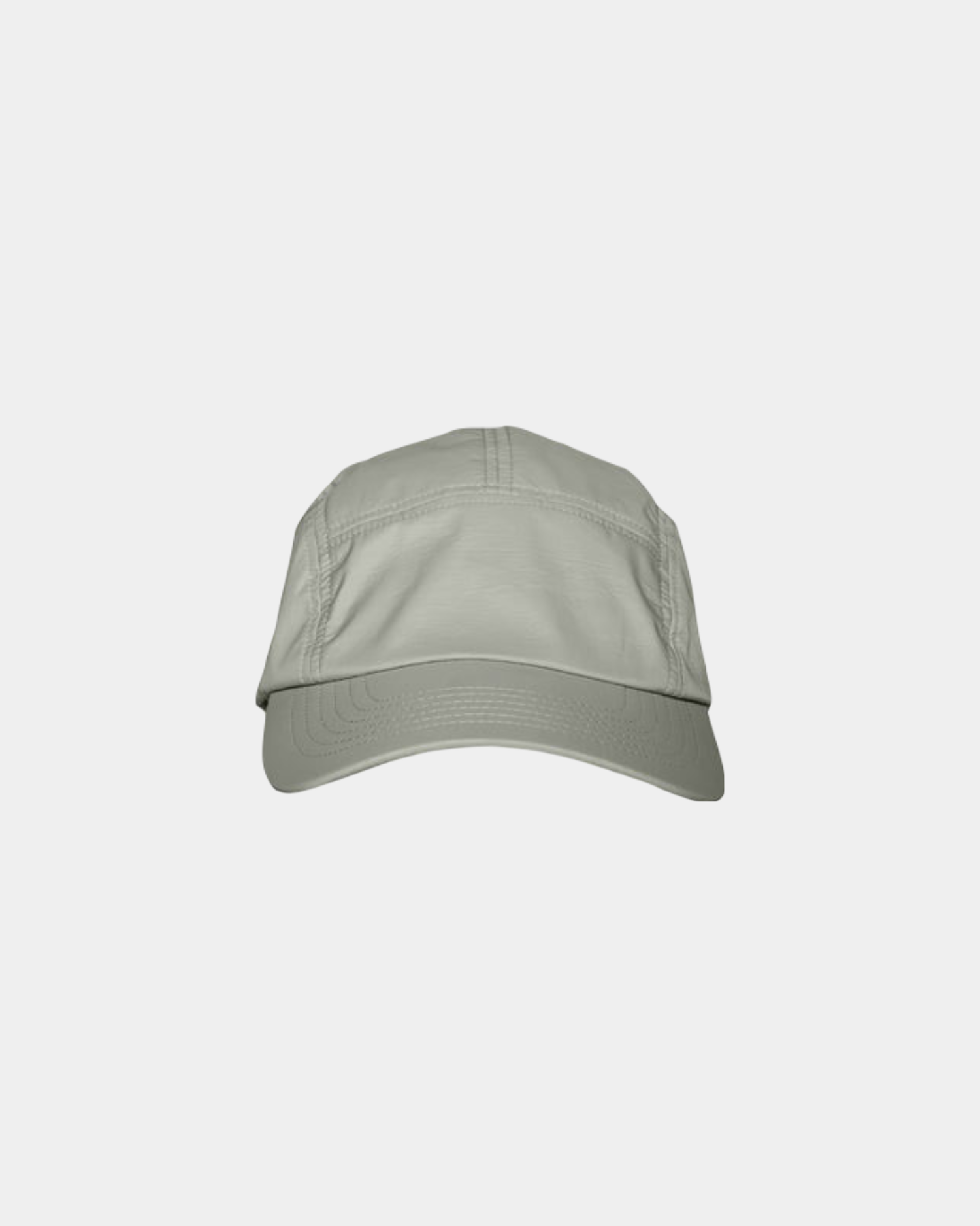 Men's sporty, waterproof nylon cap in cement grey