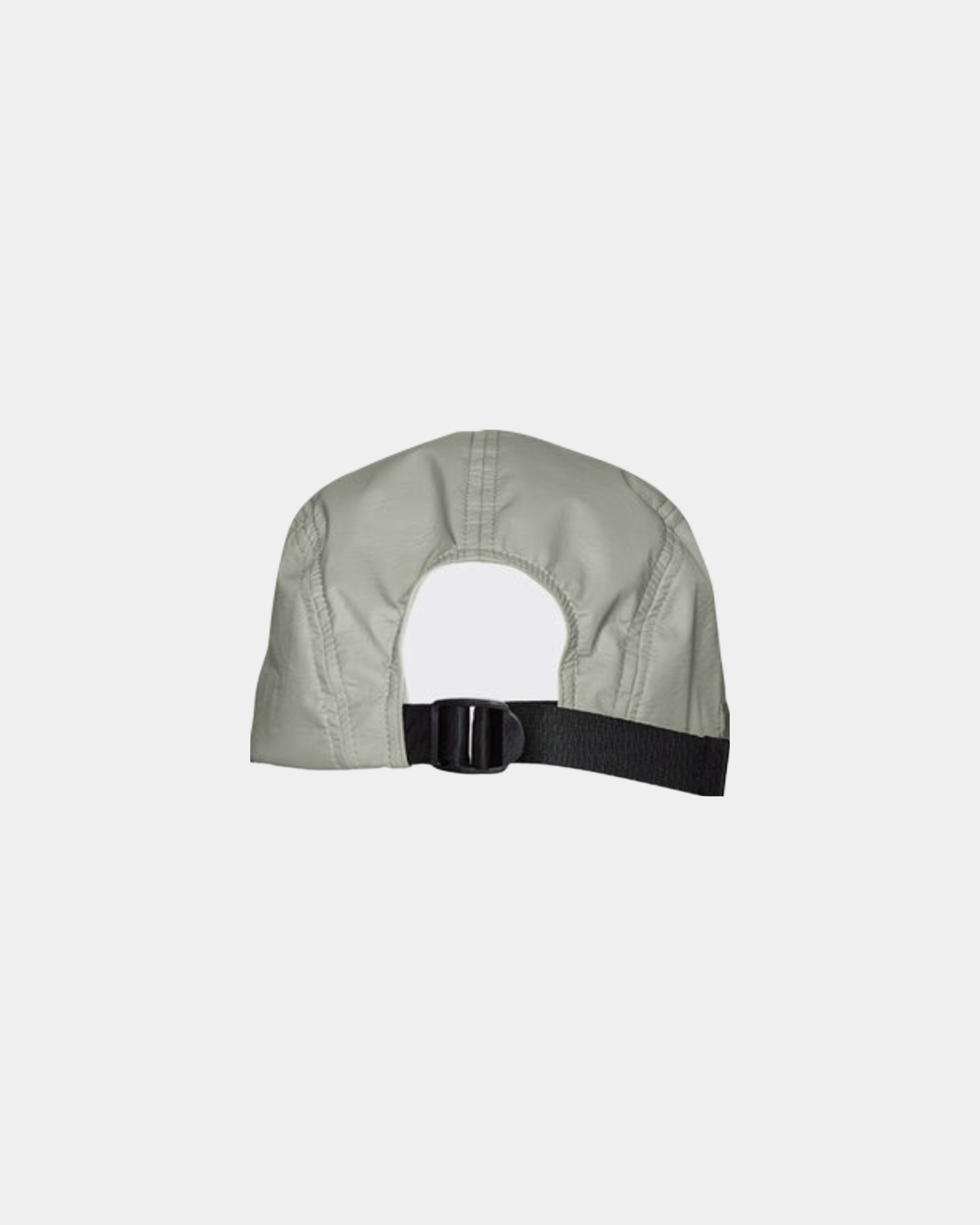 Men's sporty, waterproof nylon cap in cement grey