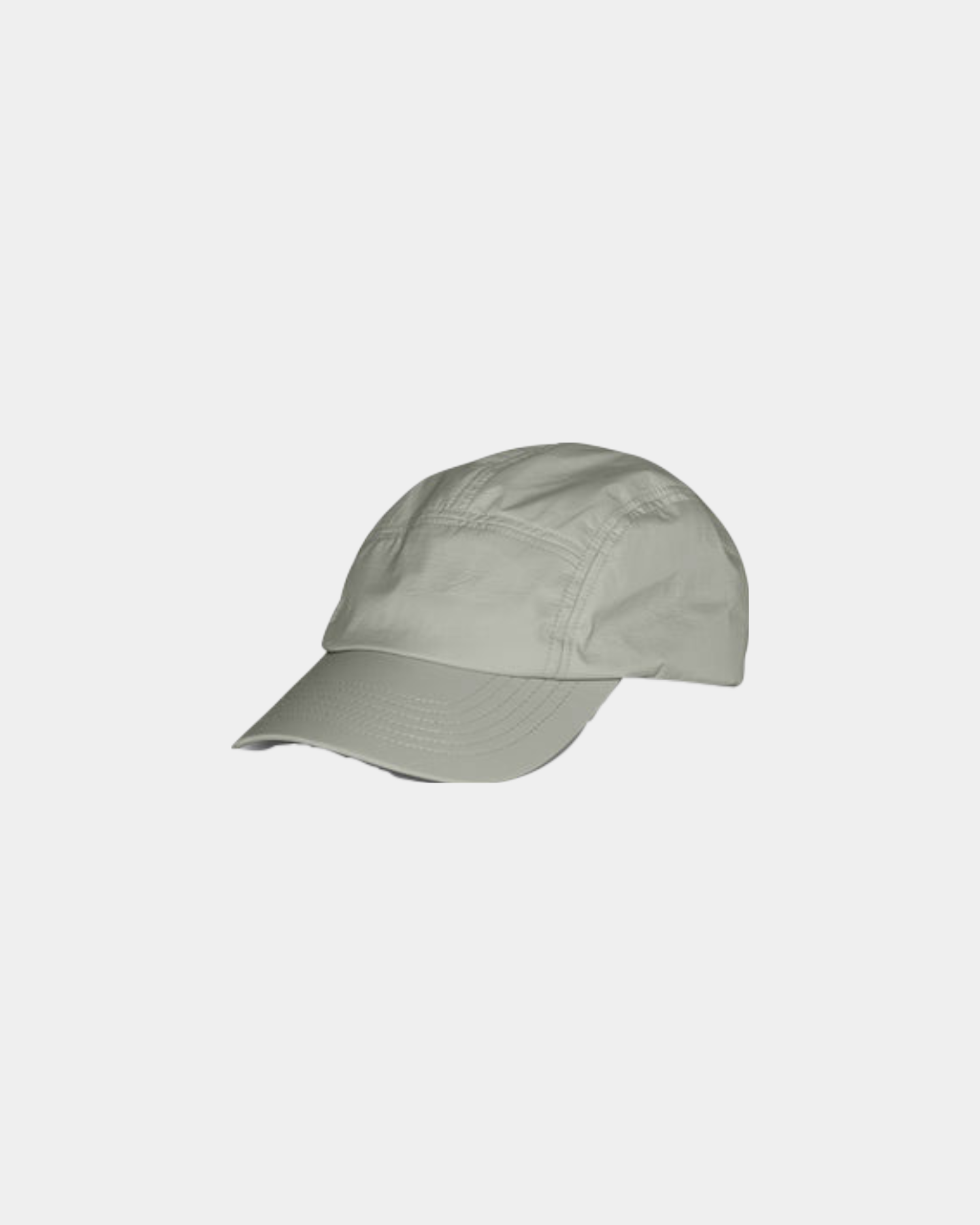 Men's sporty, waterproof nylon cap in cement grey