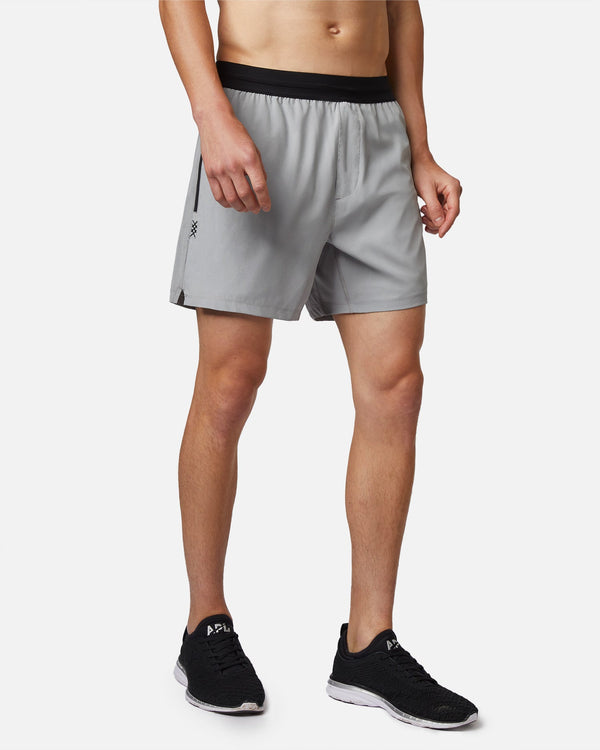 Men's 7 inch training short in light gray