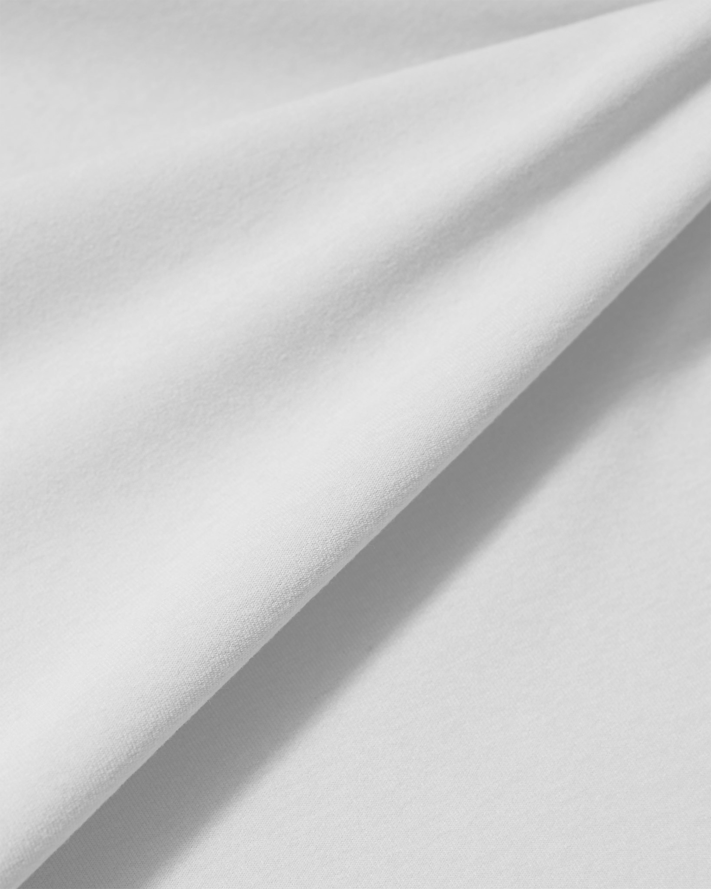 Men's long sleeve performance t-shirt in white