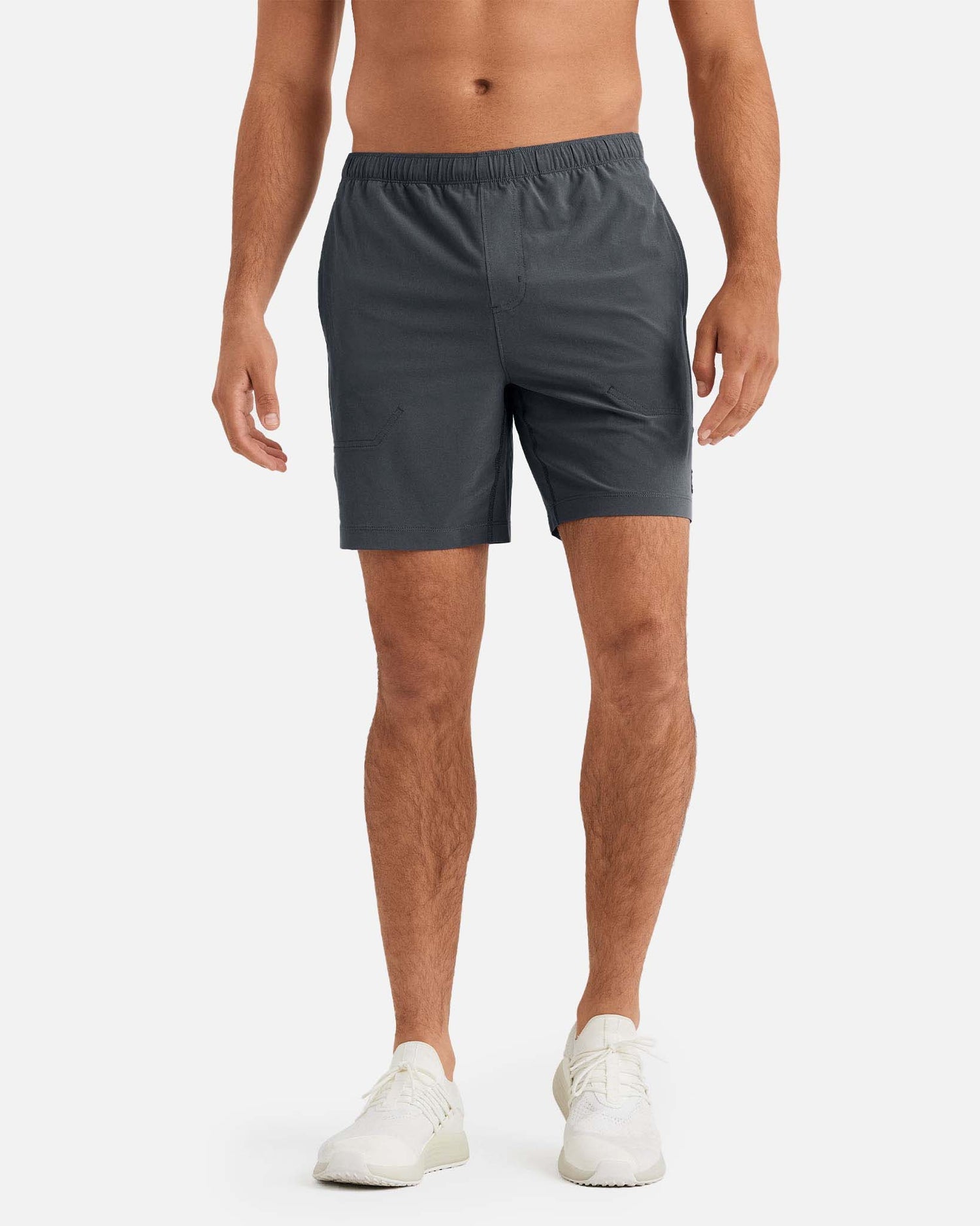Men's 7 inch training short in gray