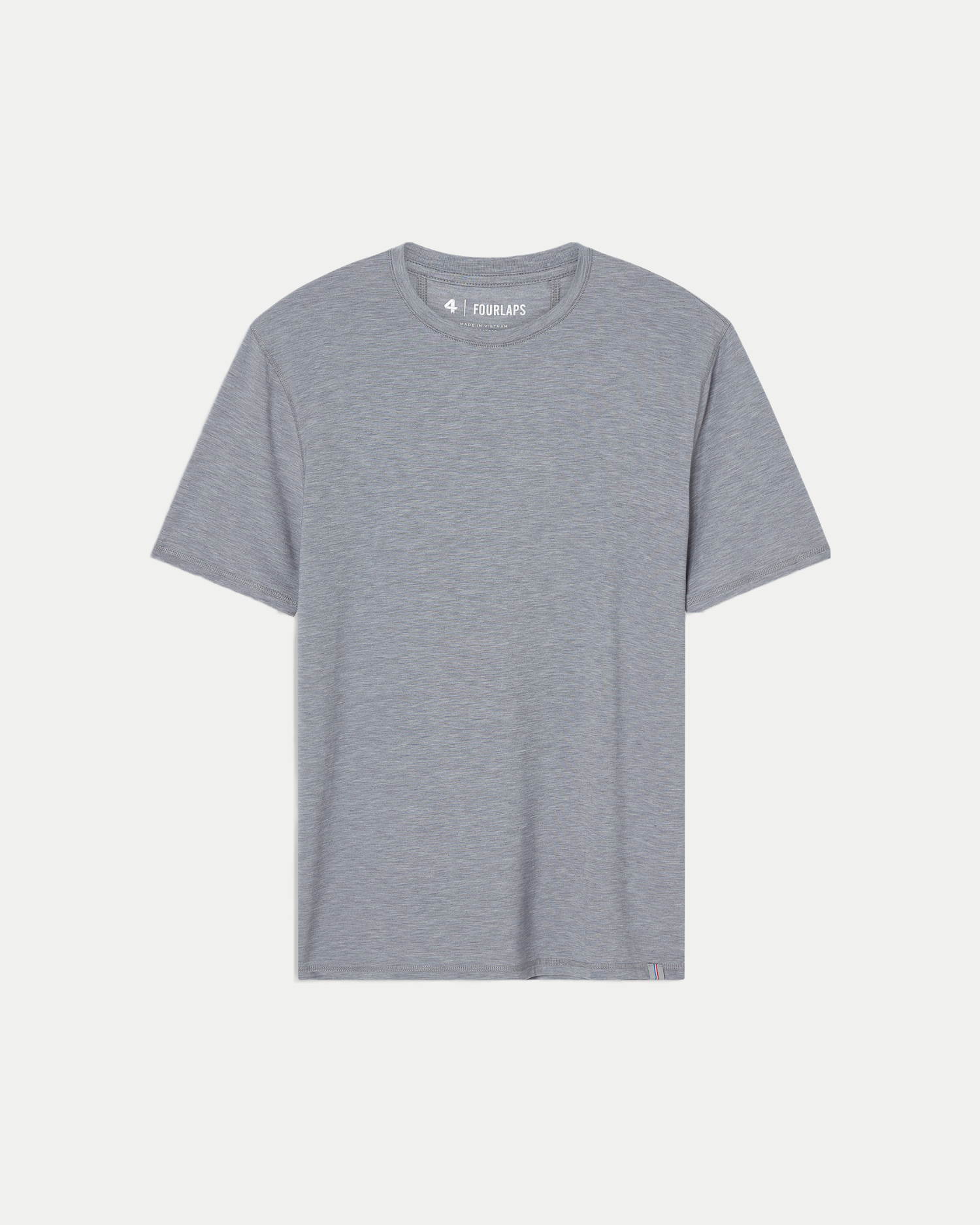 Men's versatile active crewneck shirt in gray