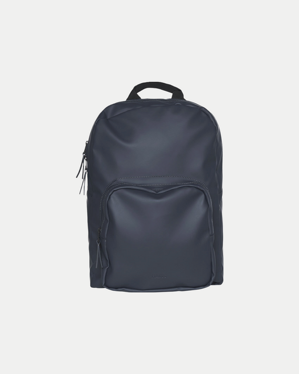 Men's waterproof classic style backpack in navy blue