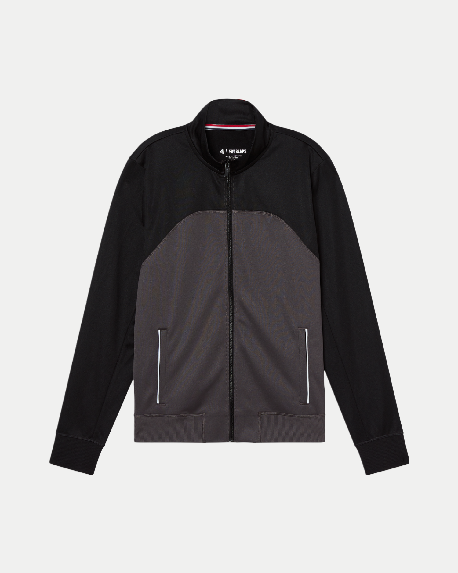 Relay Track Jacket | Black/Charcoal – MASS