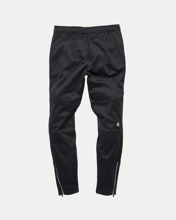 Men's gym to street soft athletic track pants in black