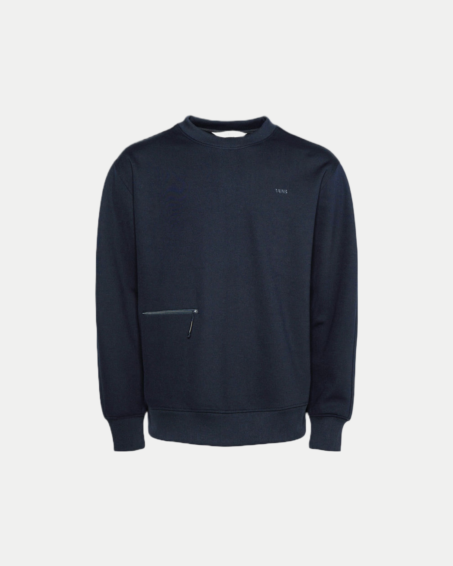 Men's athletic fit crewneck sweatshirt in navy blue