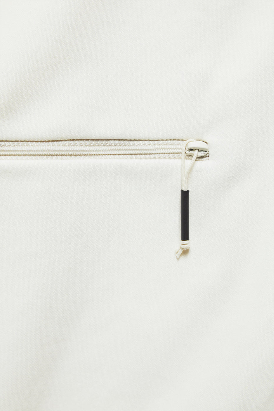 Men's athletic fit crewneck sweatshirt in off-white