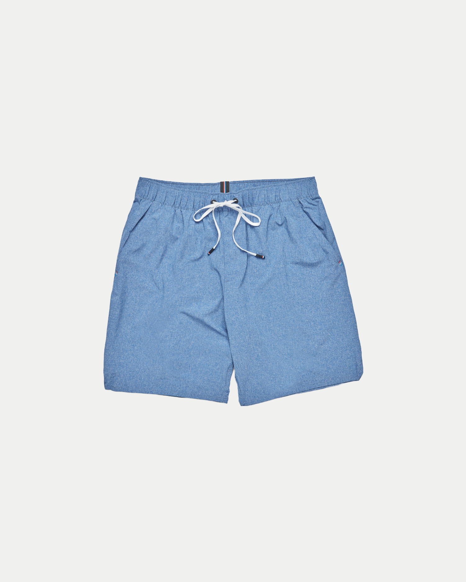 Men's athletic multi-functional short in heather blue