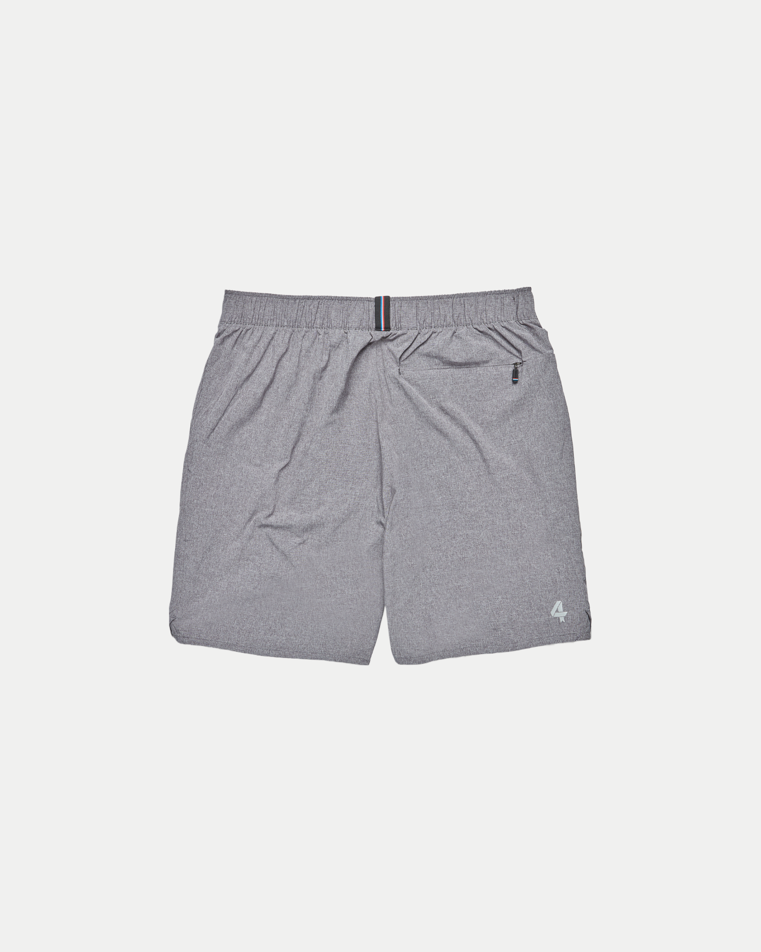 Men's athletic multi-functional short in heather grey