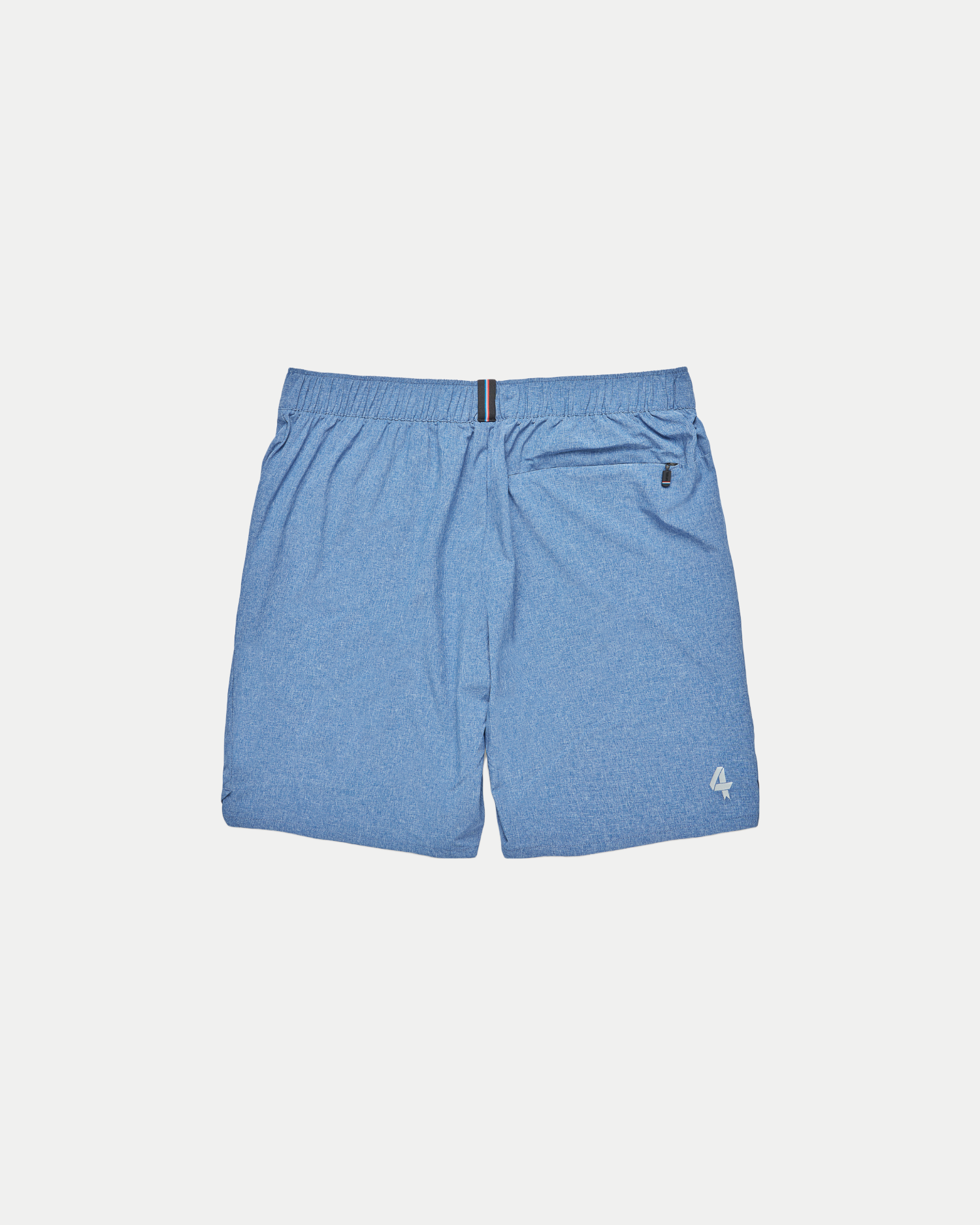 Men's athletic multi-functional short in heather blue