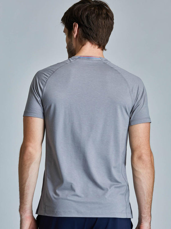 Men's performance moisture-wicking t-shirt in grey